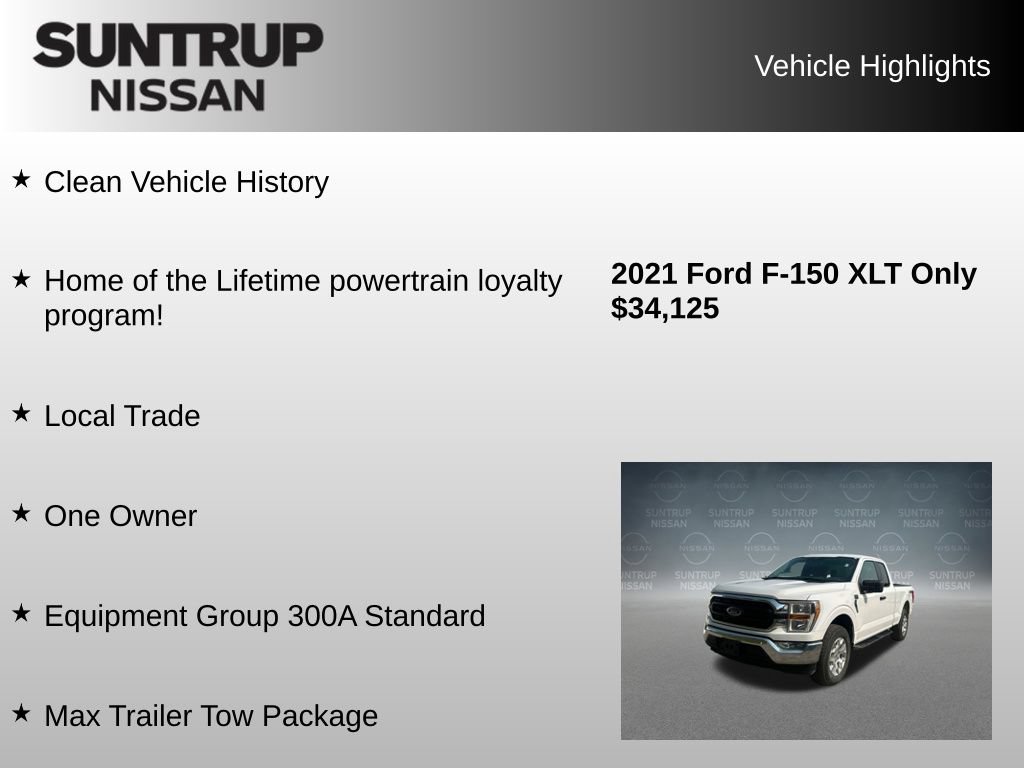 Used 2021 Ford F150 XLT w/ Max Trailer Tow Package AWD/4WD image 8