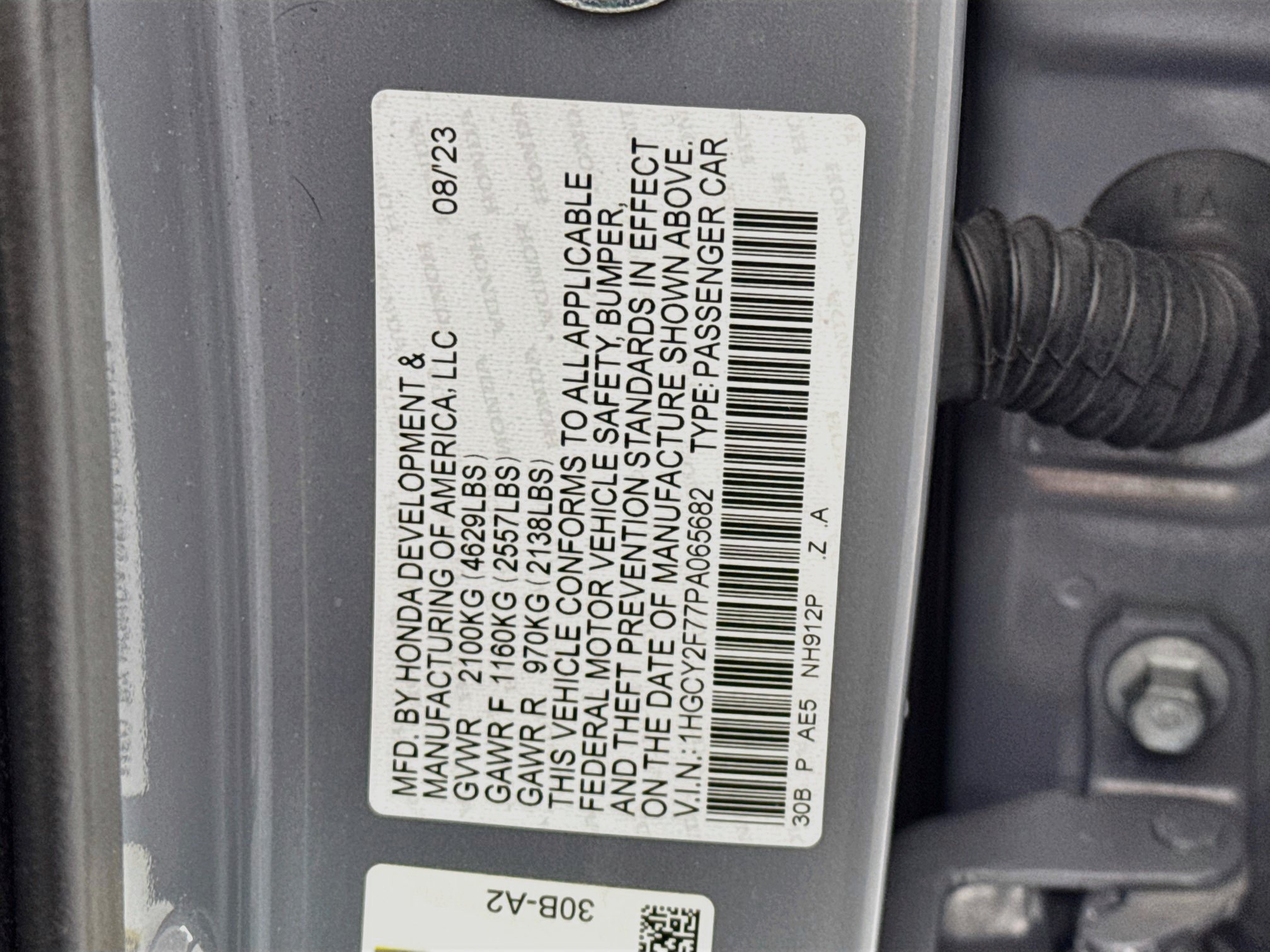 Certified 2023 Honda Accord Sport image 31