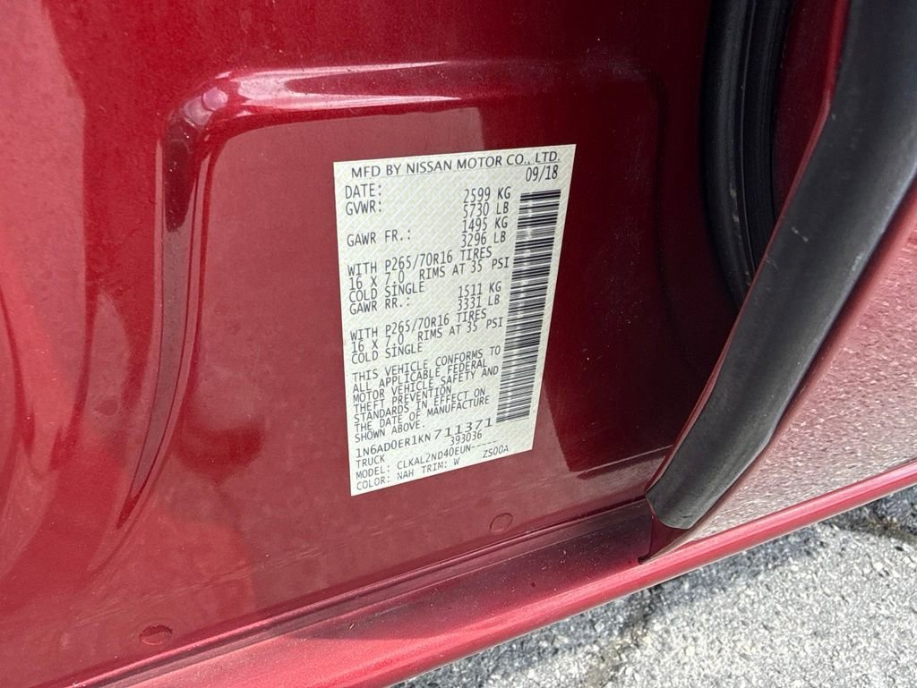 Used 2019 Nissan Frontier SV RWD image 24