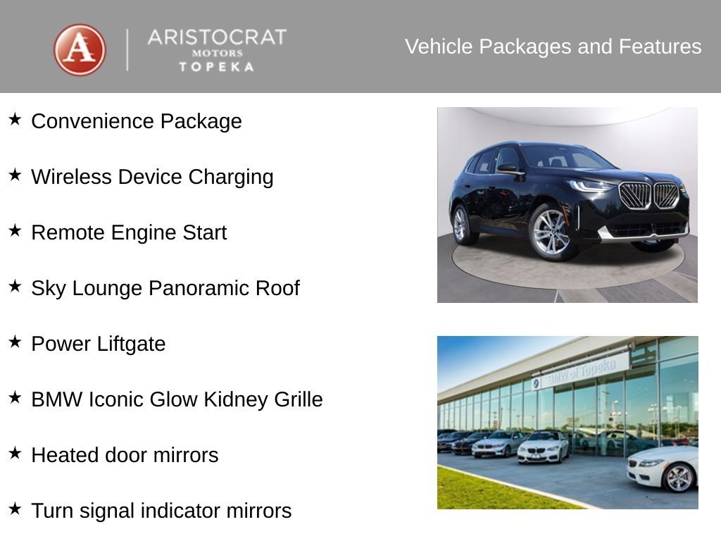 New 2025 BMW X3 xDrive30i video 3