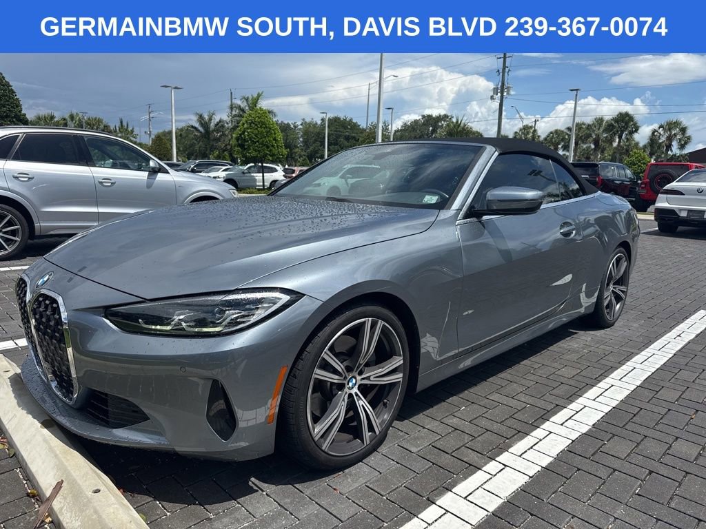Certified 2022 BMW 430i Convertible w/ Convenience Package RWD image 1