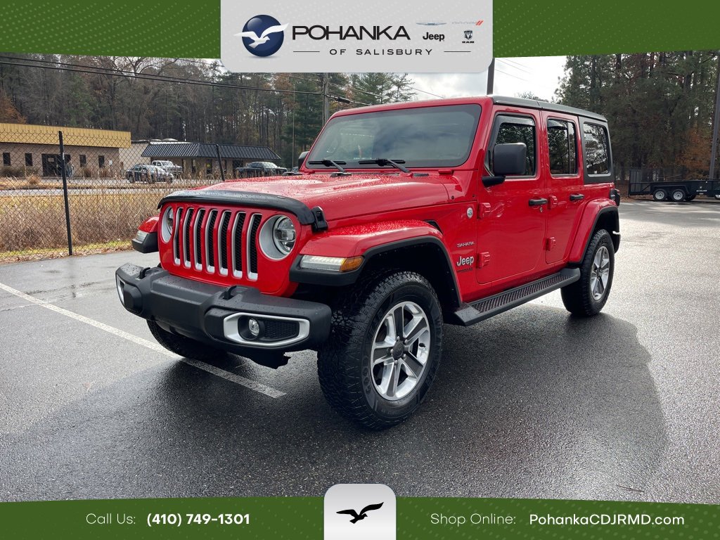 Used 2022 Jeep Wrangler Unlimited Sahara w/ LED Lighting Group