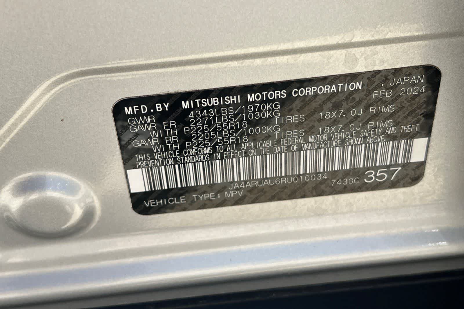 Used 2024 Mitsubishi Outlander Sport ES AWD/4WD image 35