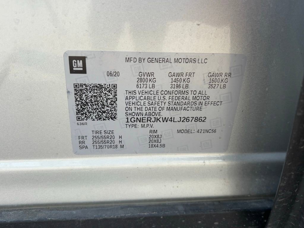 Used 2020 Chevrolet Traverse RS w/ LPO, Floor Liner Package image 15