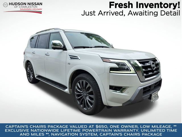 Used 2022 Nissan Armada Platinum w/ Captain's Chairs Package