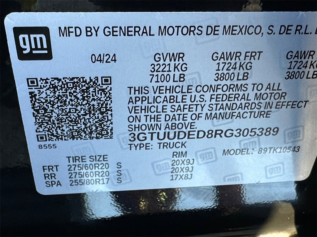 Used 2024 GMC Sierra 1500 SLT w/ SLT Premium Plus Package image 26