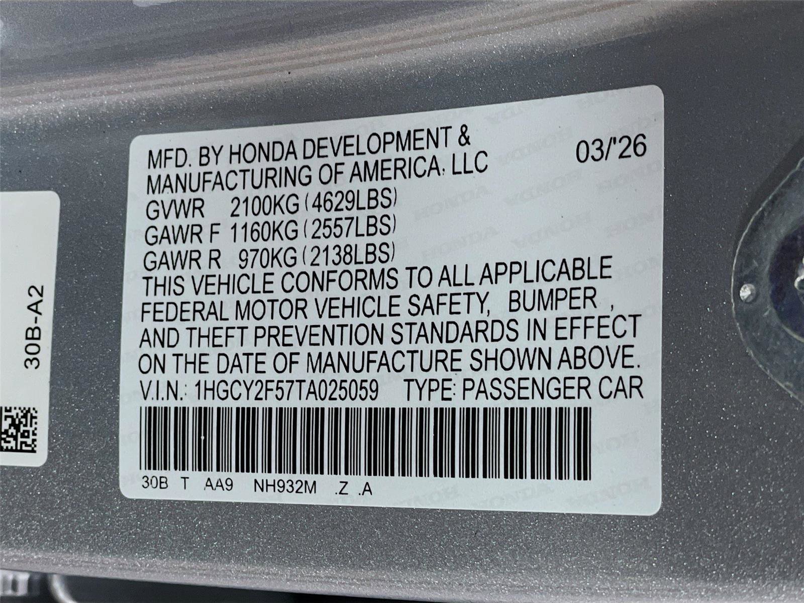 New 2026 Honda Accord Sport image 25