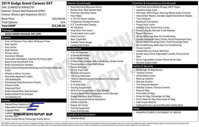 Used 2019 Dodge Grand Caravan SXT image 51