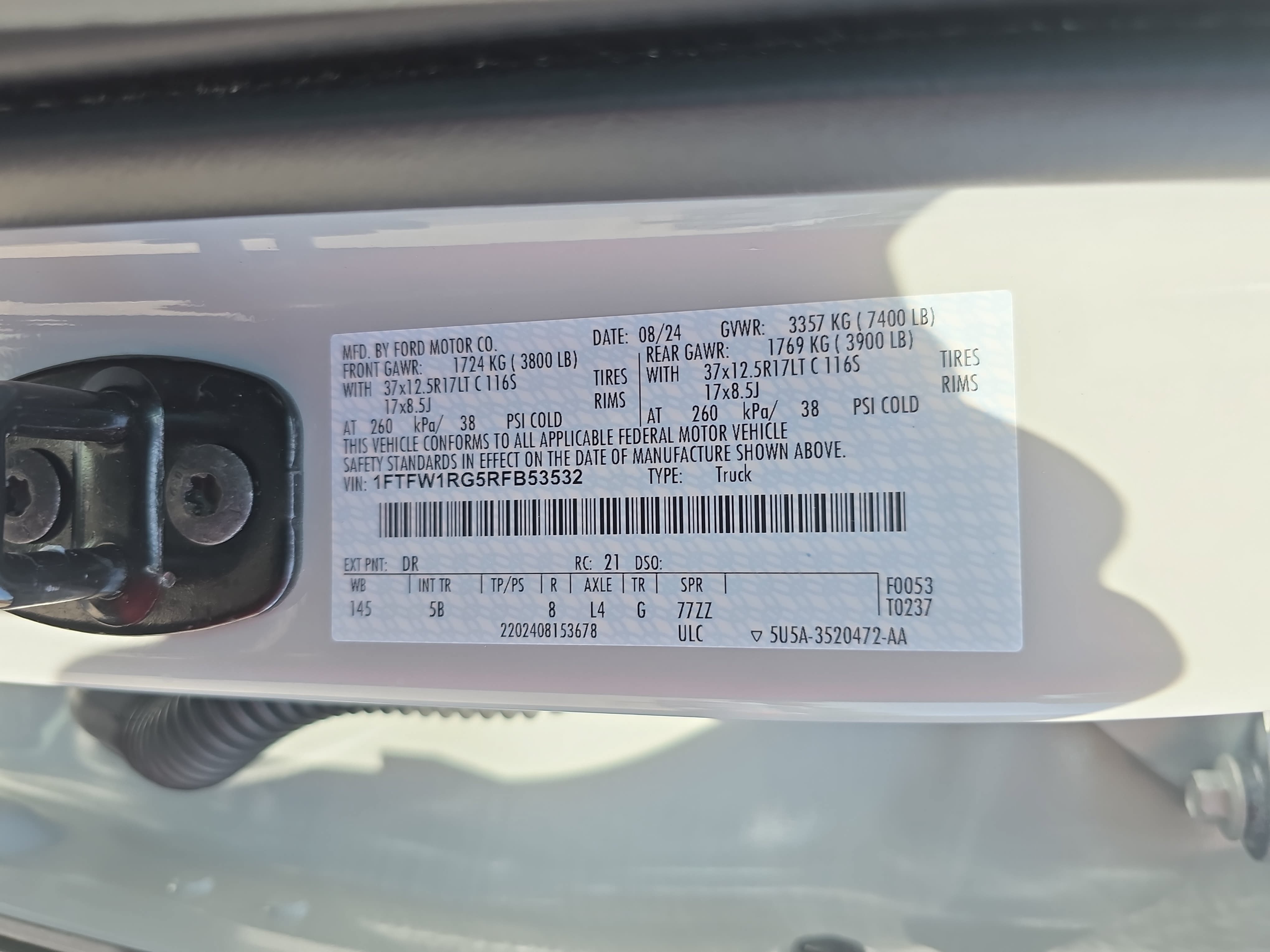 Used 2024 Ford F150 Raptor AWD/4WD image 35