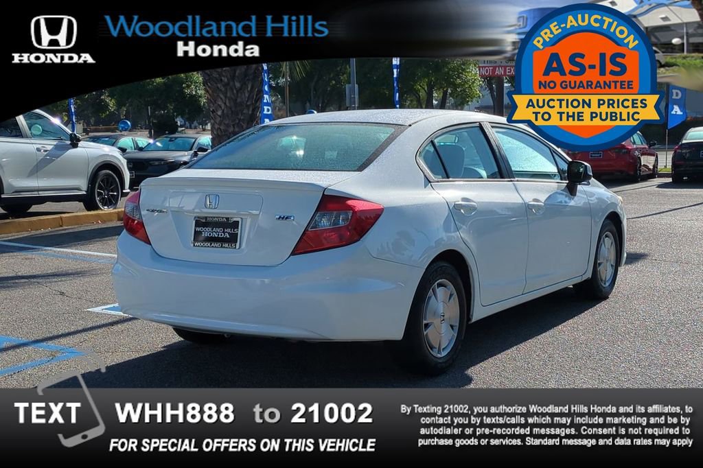 Used 2012 Honda Civic HF image 5