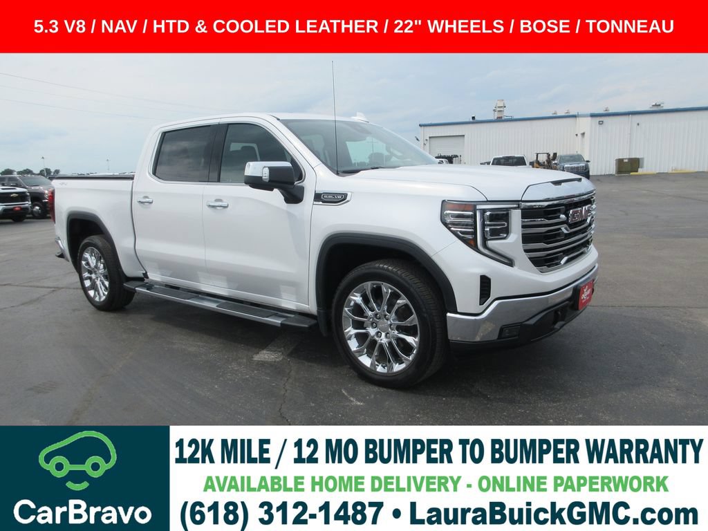 Certified 2023 GMC Sierra 1500 SLT w/ SLT Premium Package AWD/4WD image 1
