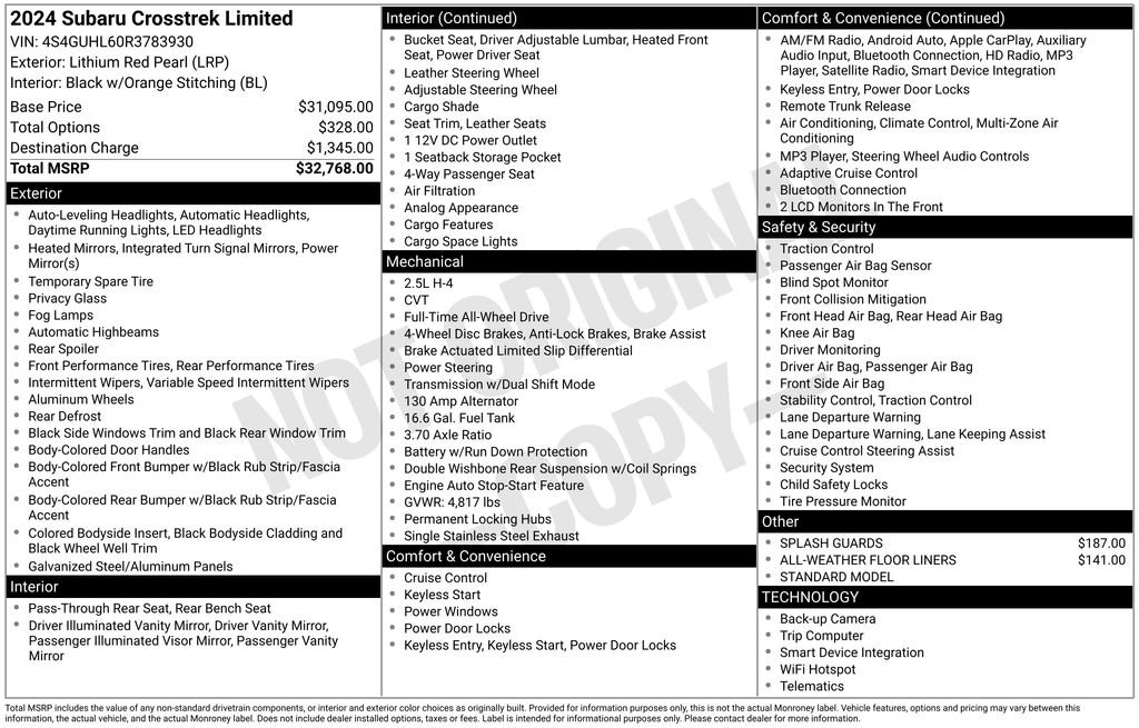 Used 2024 Subaru Crosstrek 2.5i Limited image 2