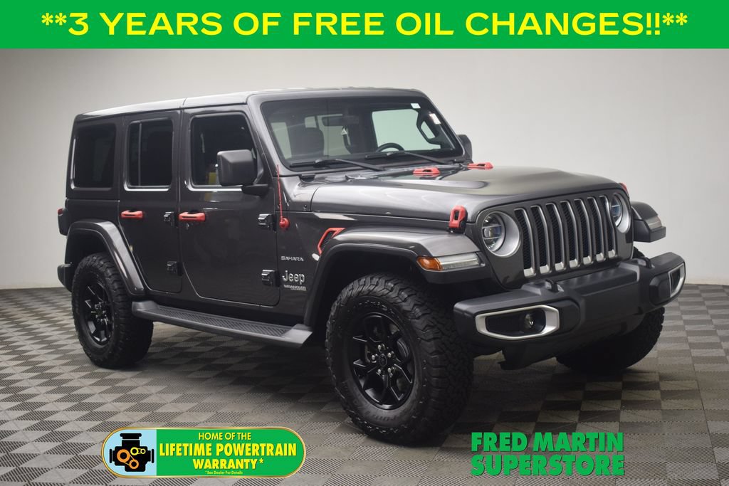 Used 2021 Jeep Wrangler Unlimited Sahara AWD/4WD image 1