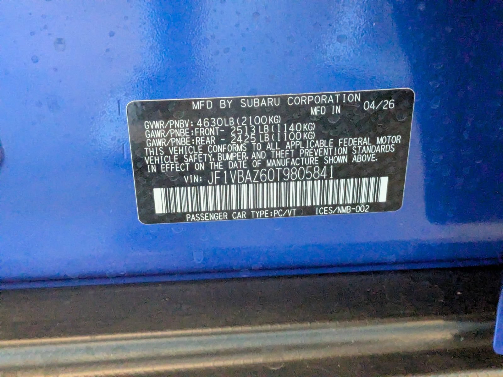New 2026 Subaru WRX tS AWD/4WD image 14
