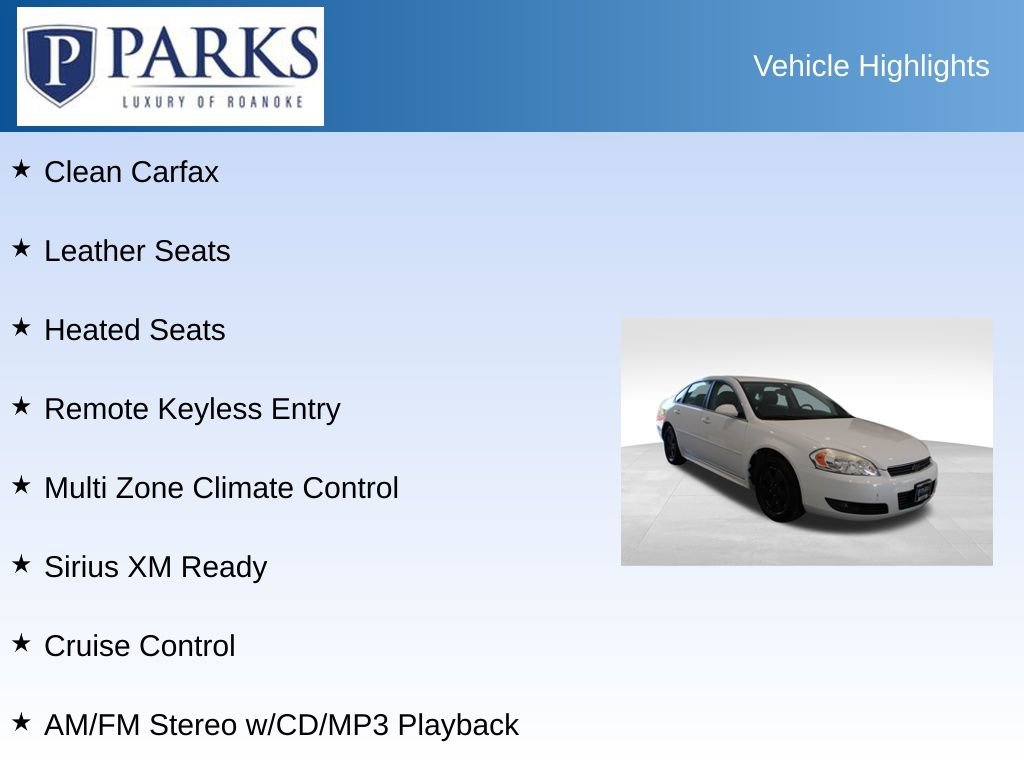 Used 2010 Chevrolet Impala LT w/ Luxury Edition Package image 4