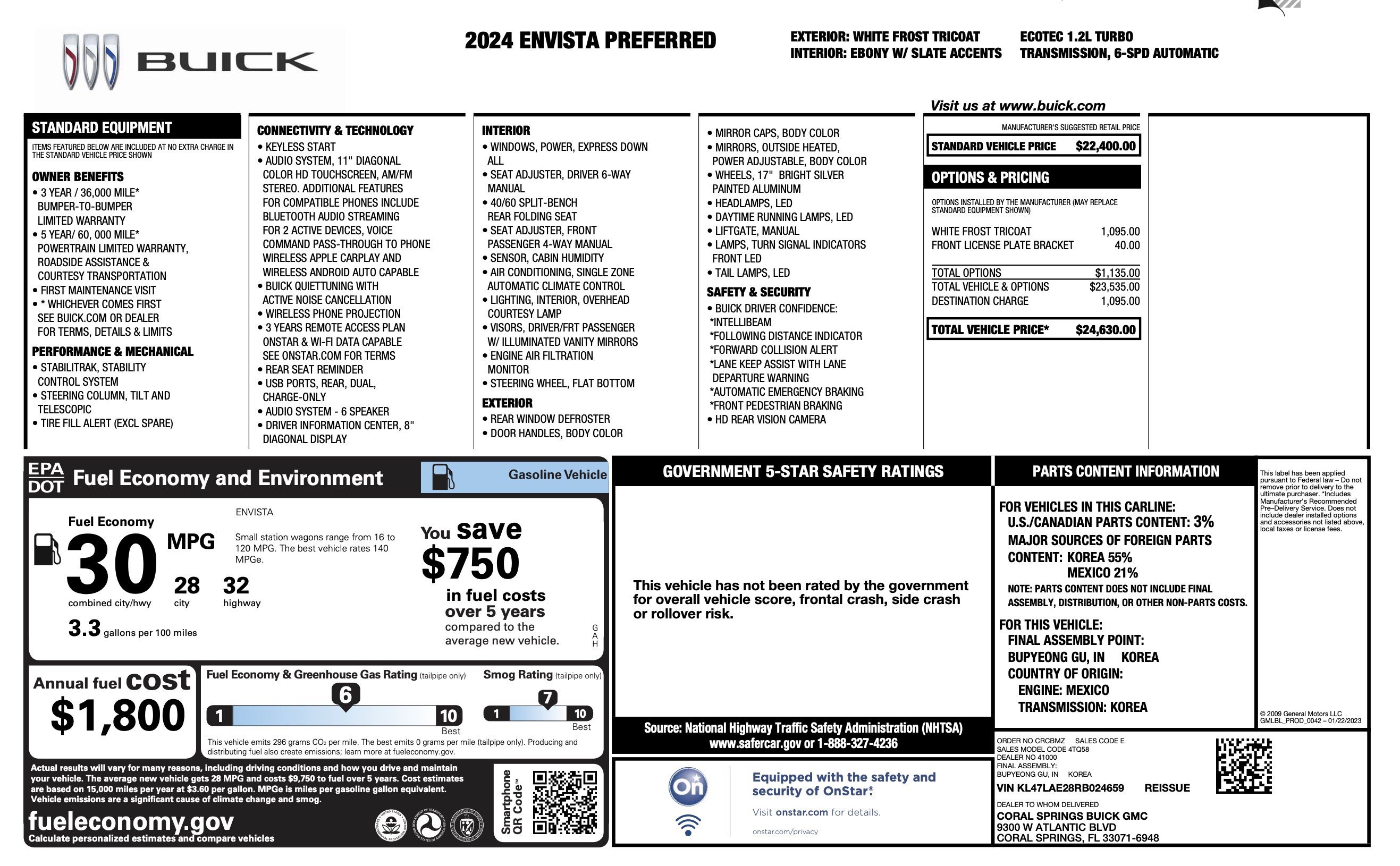 Used 2024 Buick Envista Preferred FWD image 4