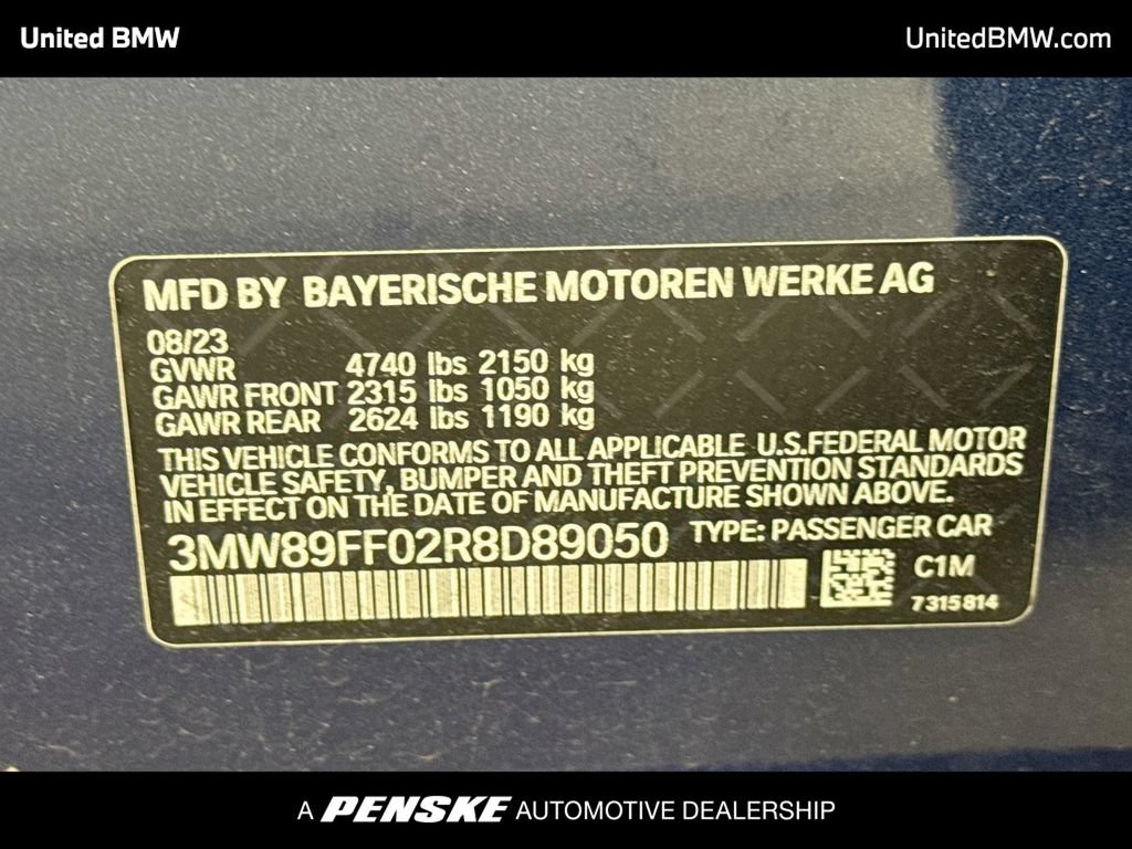 Certified 2024 BMW 330i xDrive Sedan w/ Premium Package AWD/4WD image 15