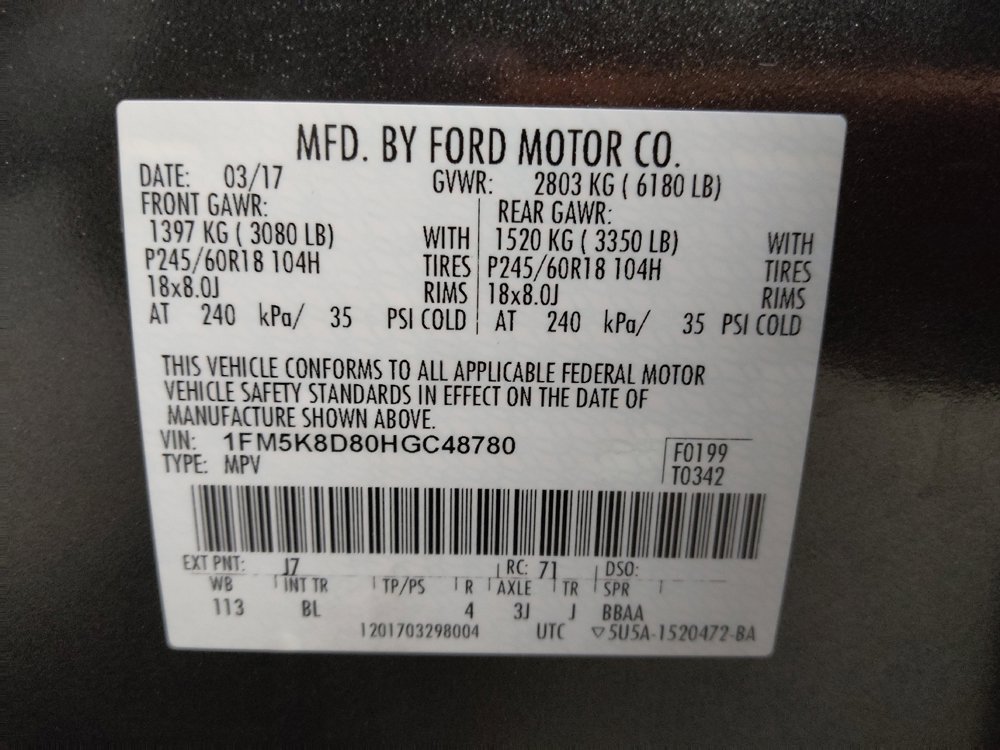 Used 2017 Ford Explorer XLT w/ Equipment Group 202A image 33