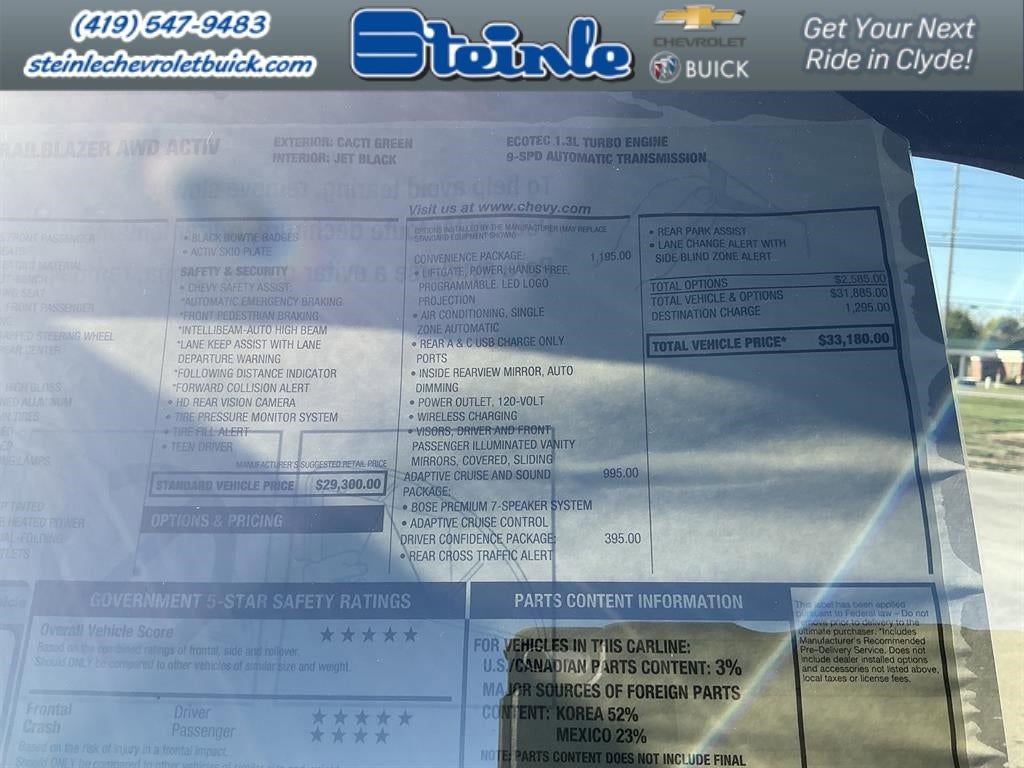 New 2025 Chevrolet TrailBlazer ACTIV w/ Convenience Package image 16