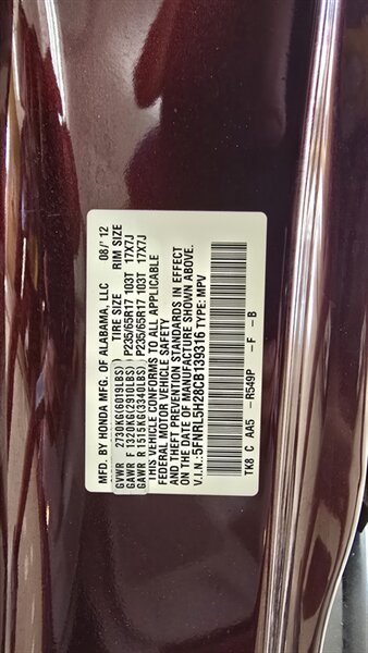 Used 2012 Honda Odyssey LX image 21