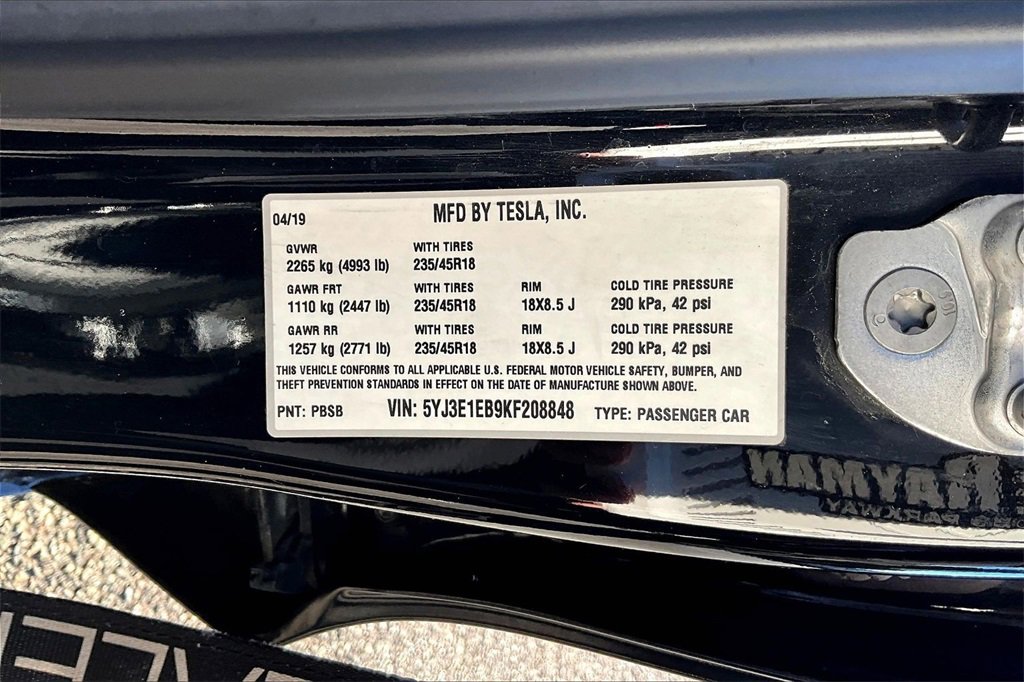 Used 2019 Tesla Model 3 Long Range image 16