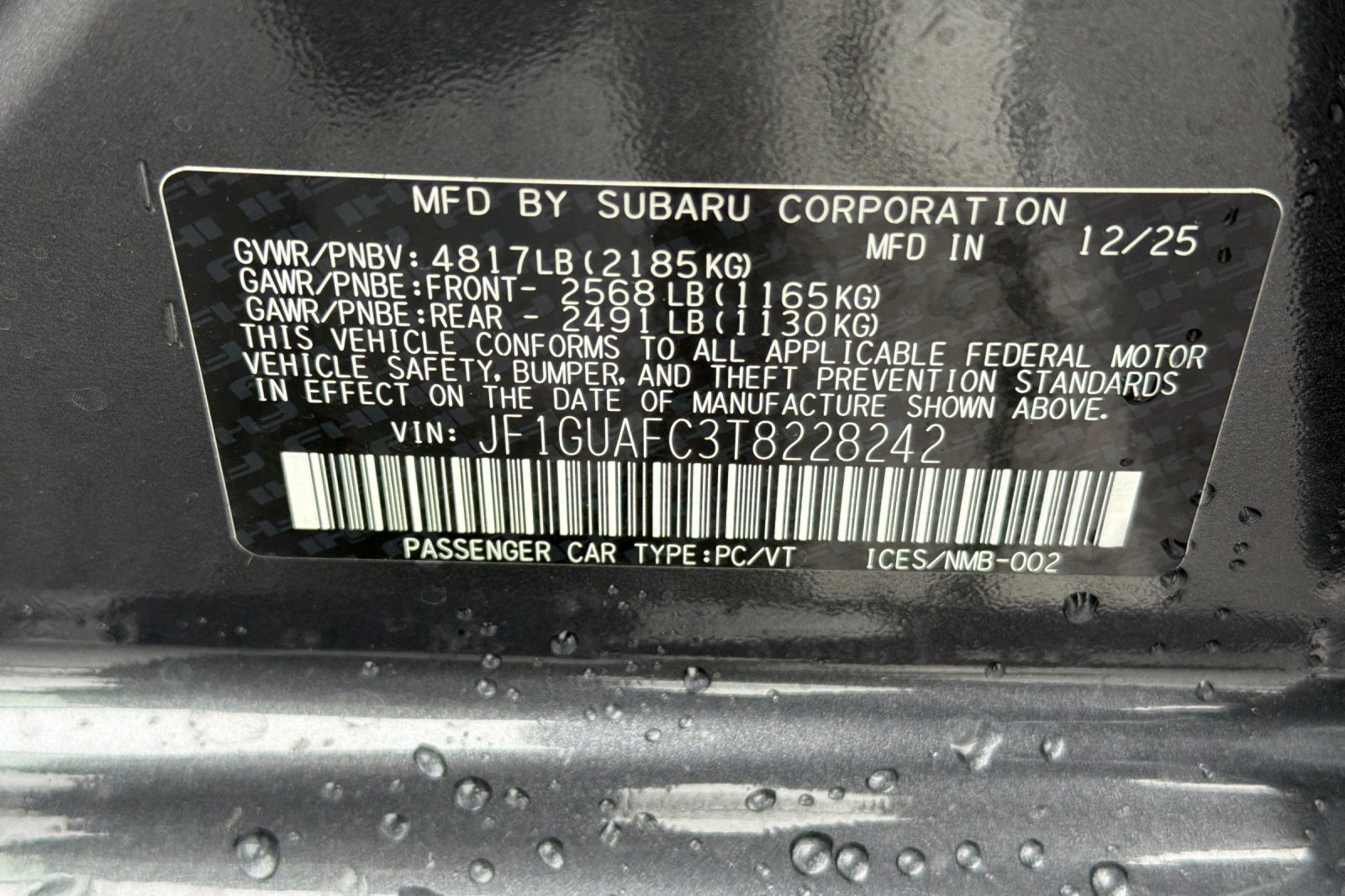 New 2026 Subaru Impreza 2.0i Sport image 26