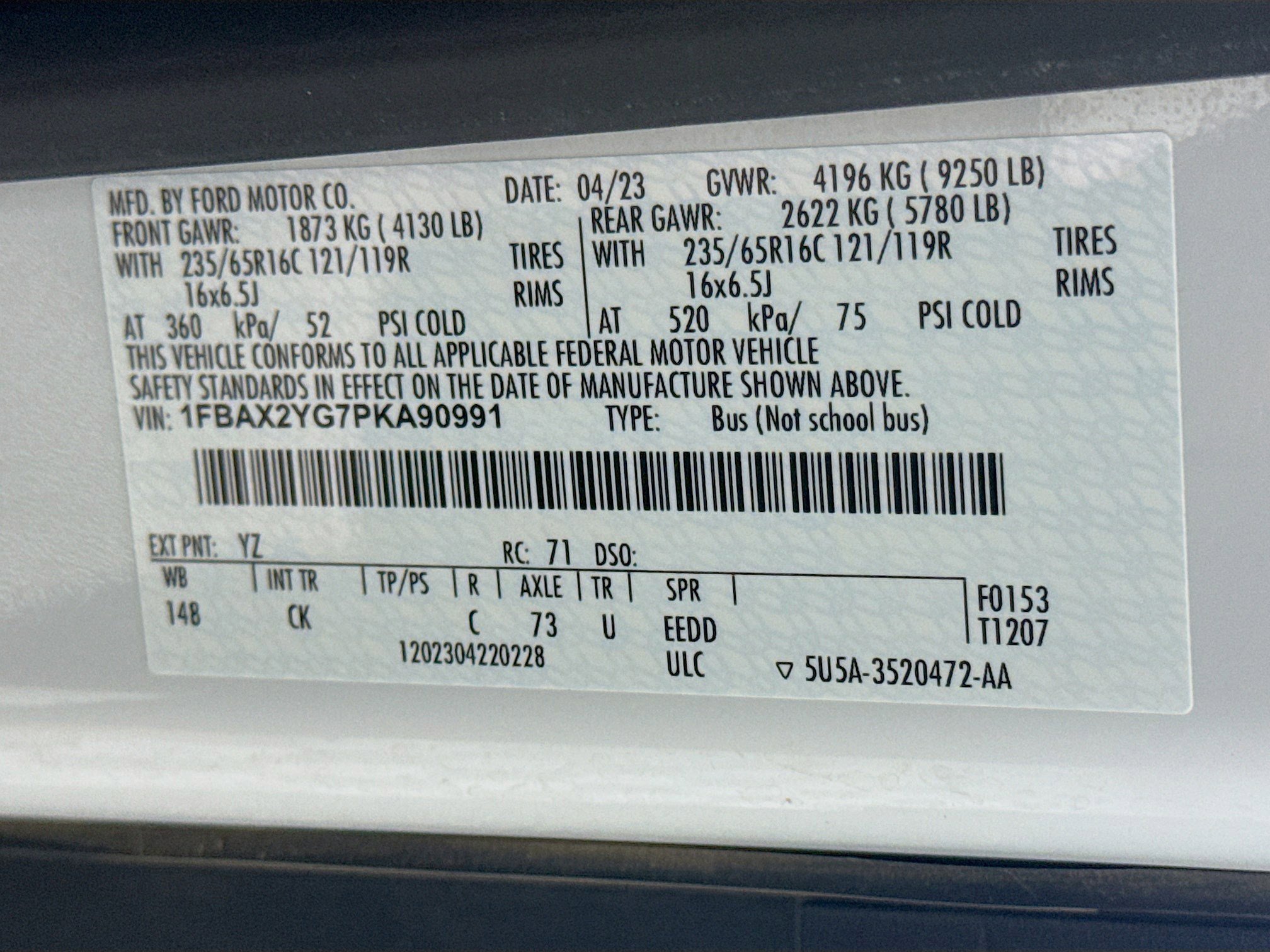 Used 2023 Ford Transit 350 XLT image 39