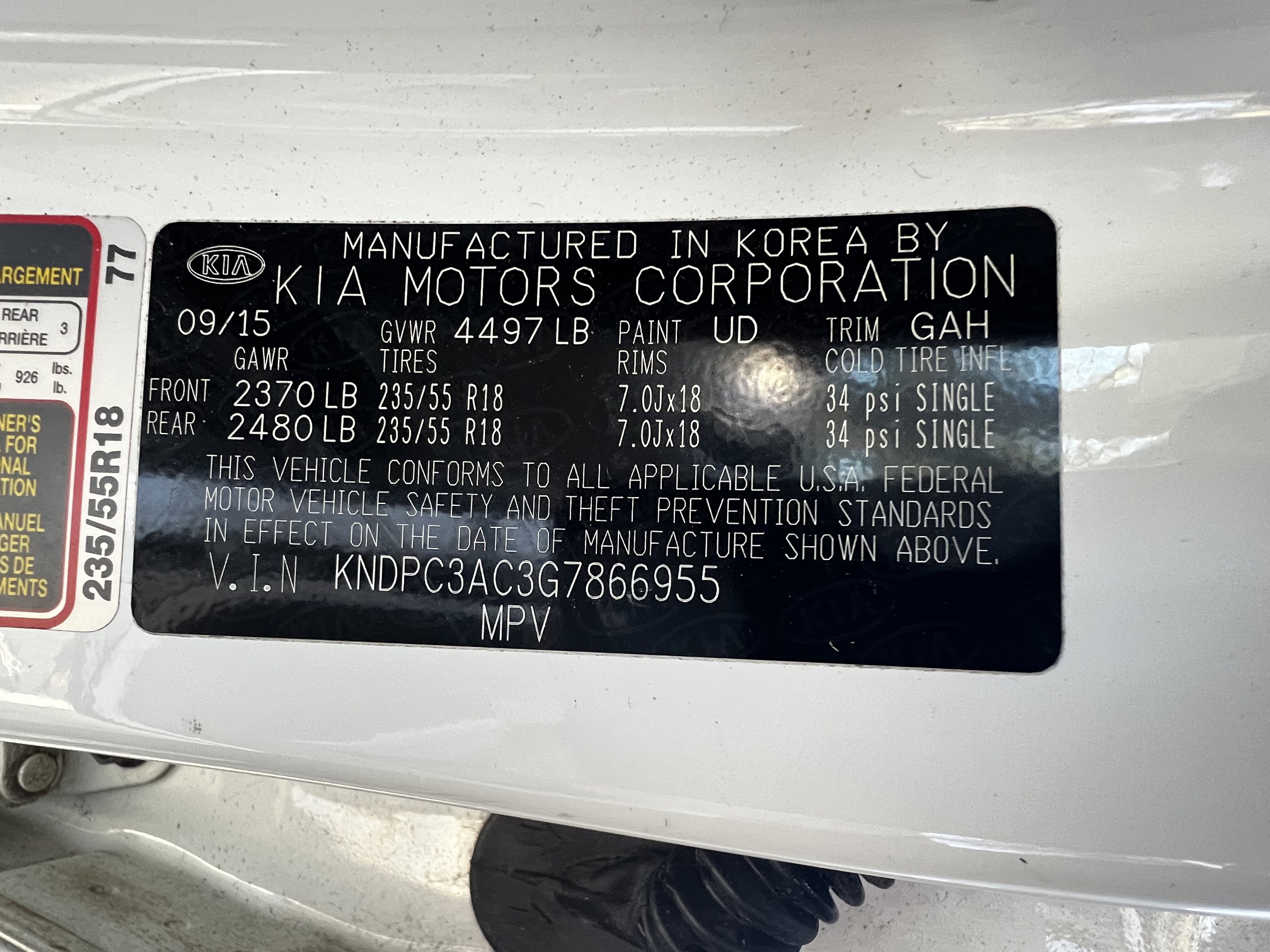 Used 2016 Kia Sportage EX w/ EX Premium Package image 50