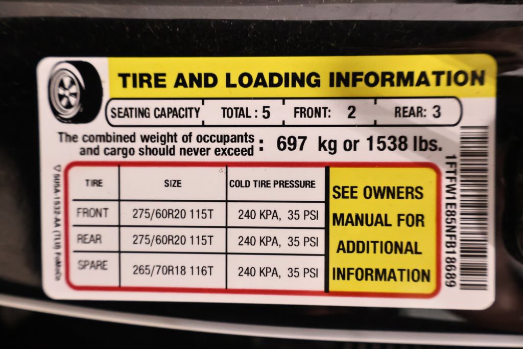 Certified 2022 Ford F150 Platinum w/ Equipment Group 701A High AWD/4WD image 52