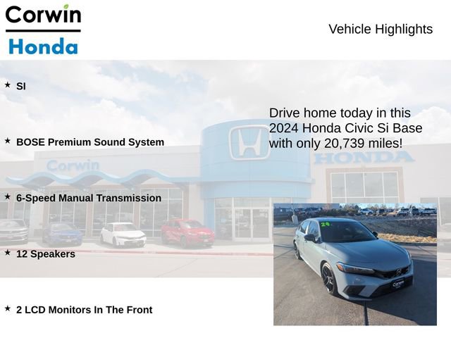 Used 2024 Honda Civic Si image 6
