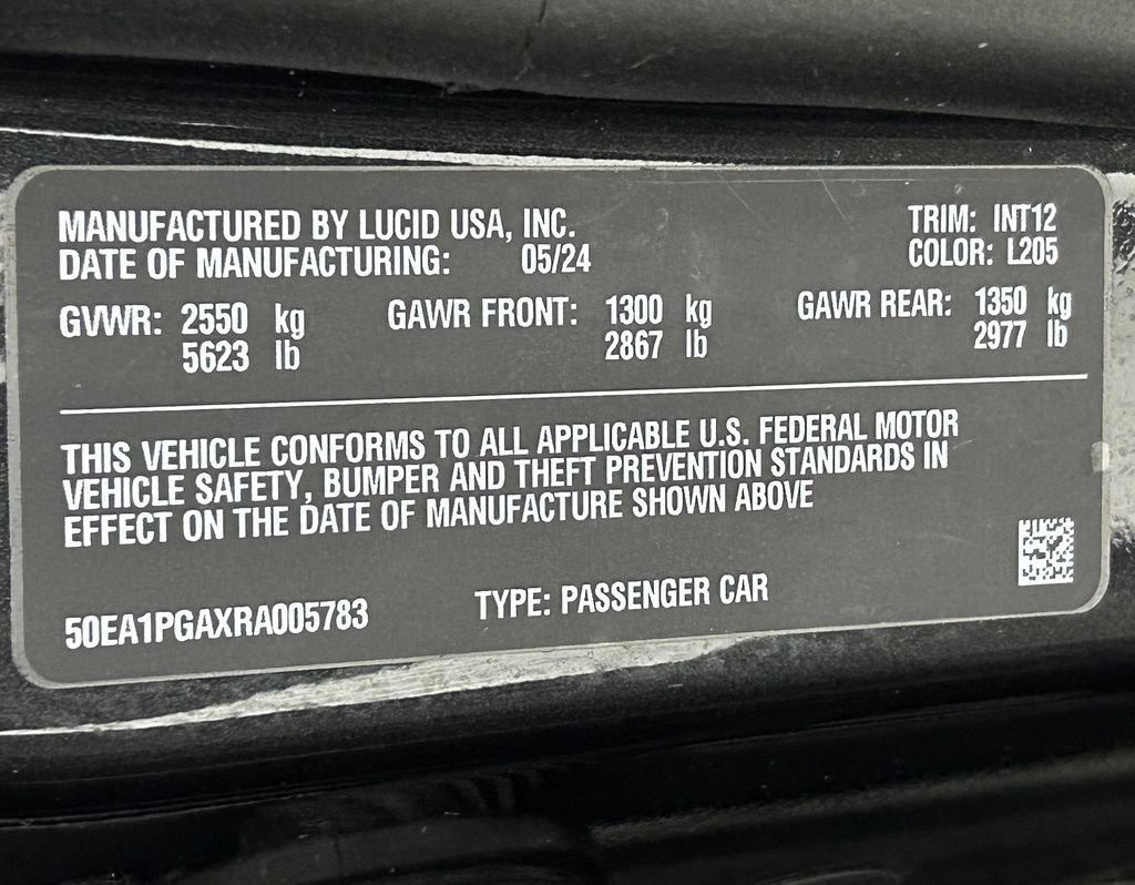 Used 2024 Lucid Air Pure RWD image 39