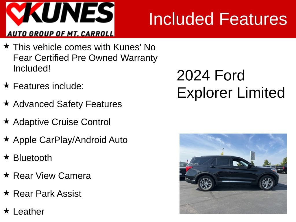 Used 2024 Ford Explorer Limited image 3