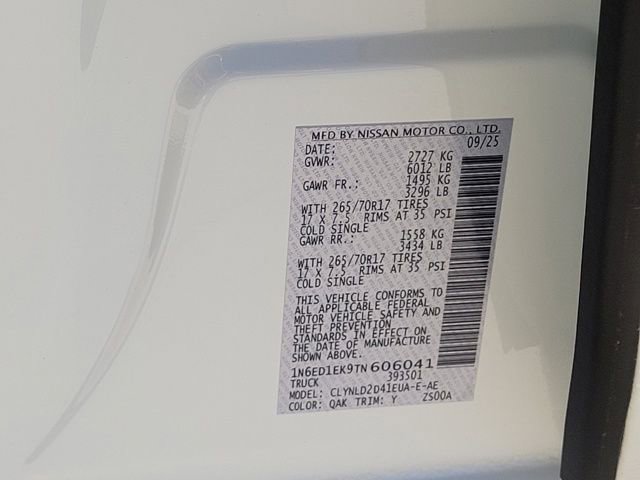 New 2026 Nissan Frontier PRO-4X w/ Pro Premium Package image 12