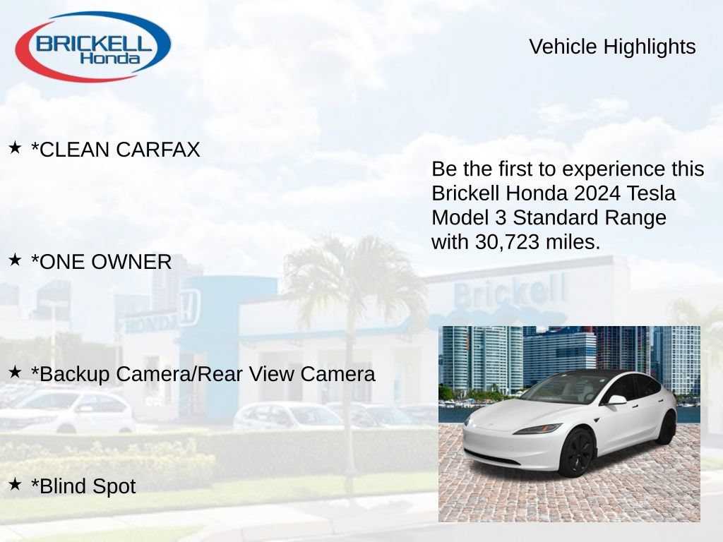 Used 2024 Tesla Model 3 Standard Range RWD image 8