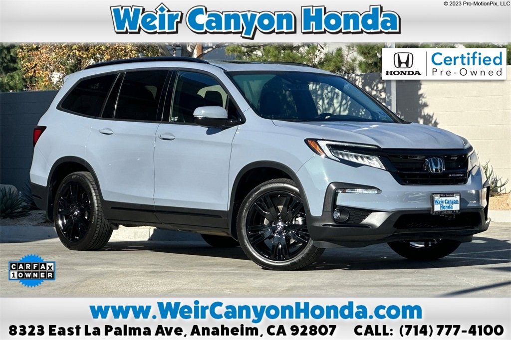 Certified 2022 Honda Pilot Black Edition image 1
