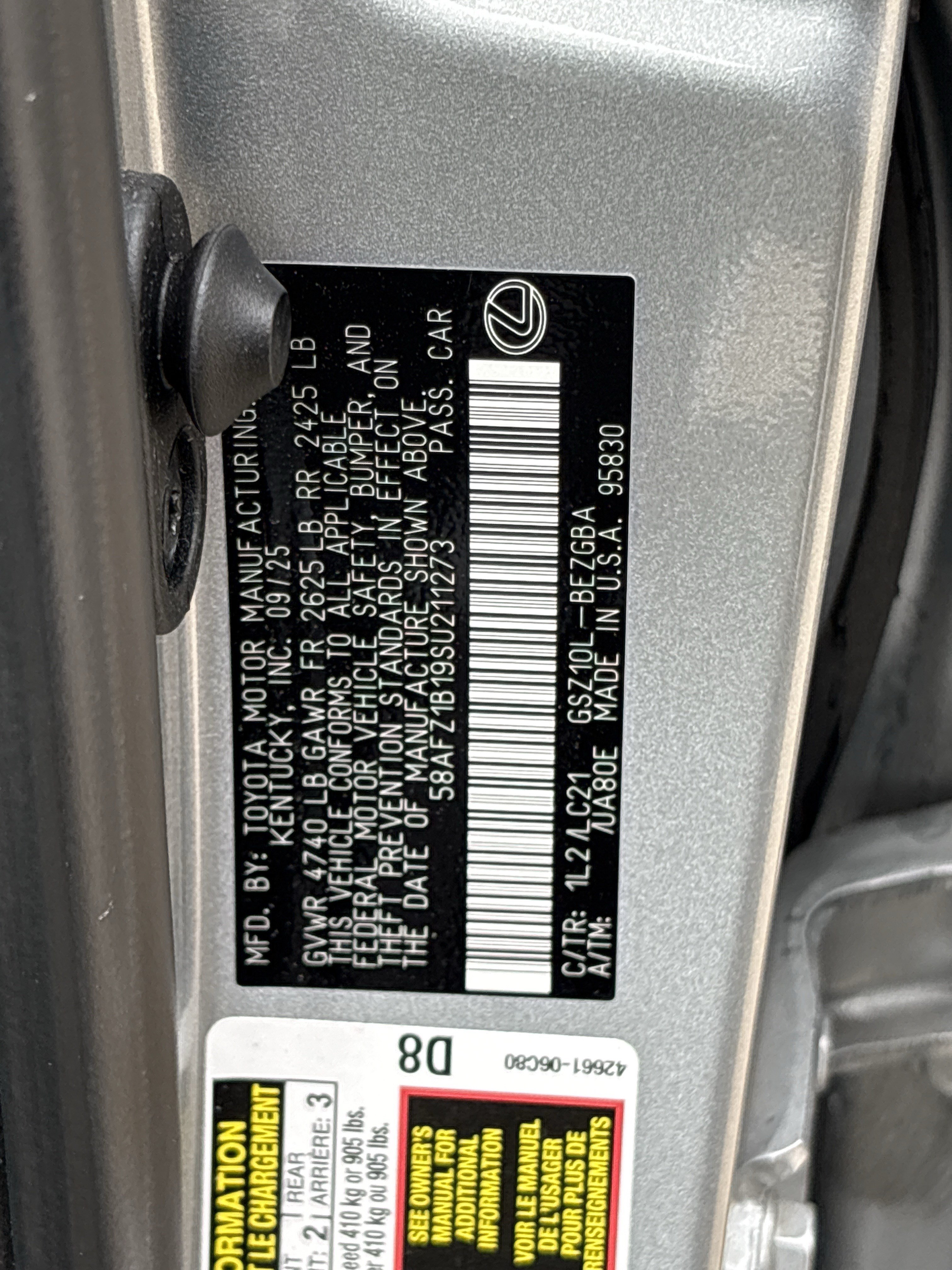 Certified 2025 Lexus ES 350 Ultra Luxury w/ Accessory Package (Z2) FWD image 35