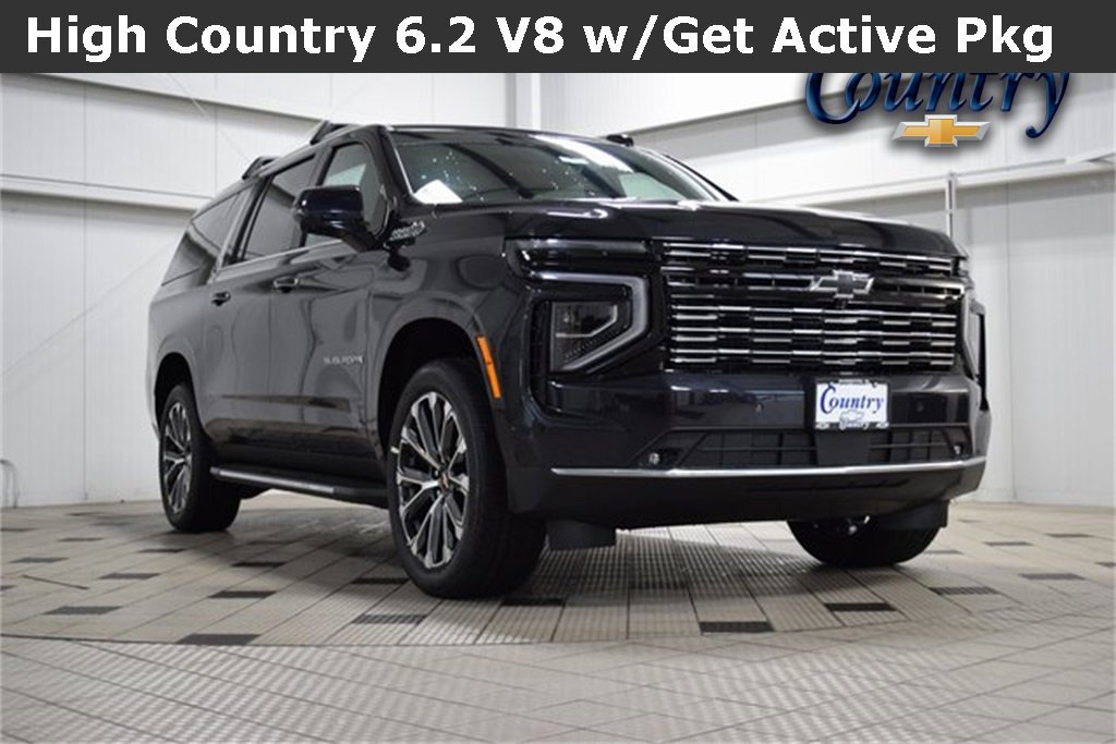 New 2025 Chevrolet Suburban High Country w/ LPO, Get Active Package