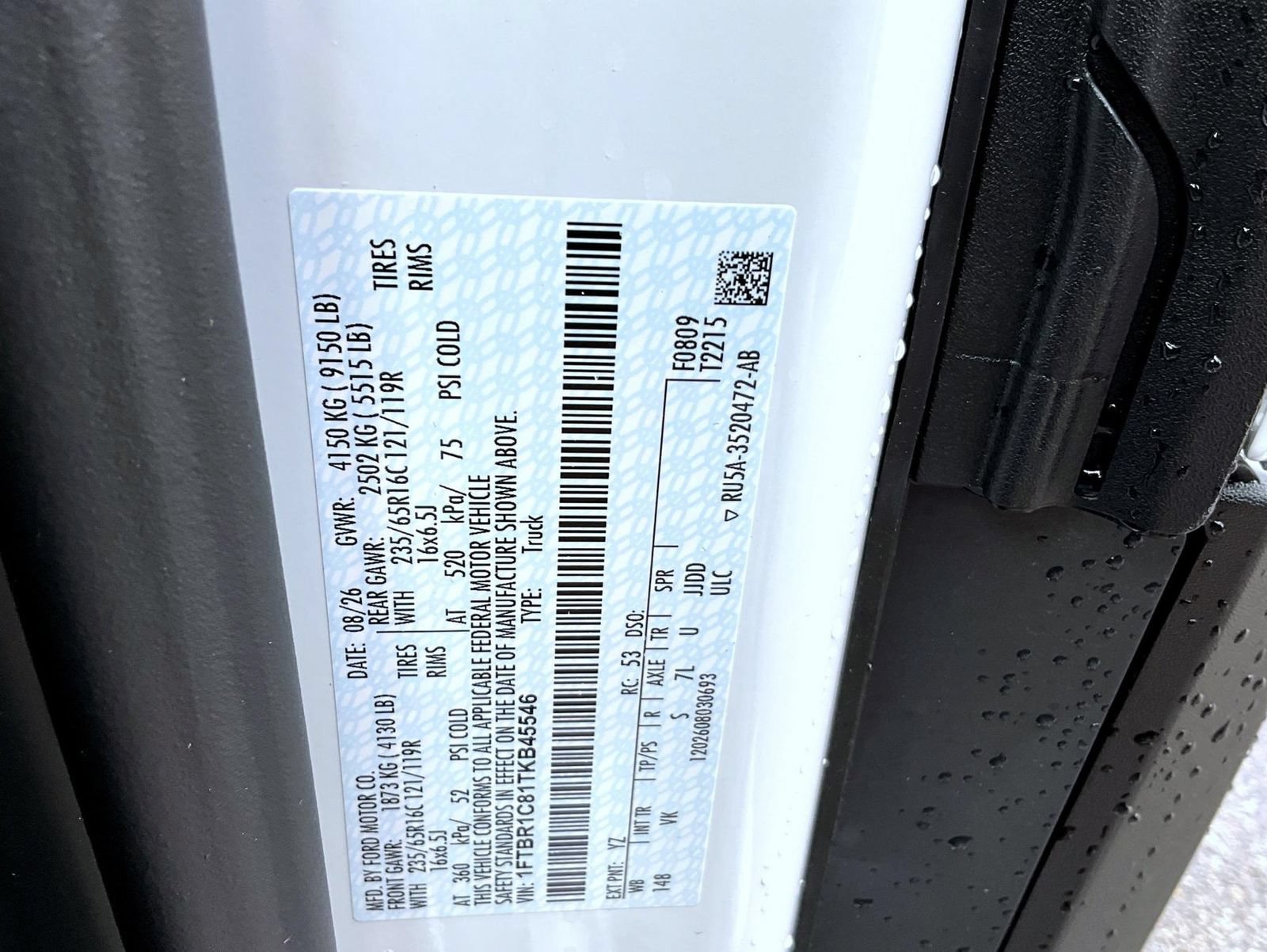 New 2026 Ford Transit 250 148 Medium Roof w/ Load Area Protection Package RWD image 22