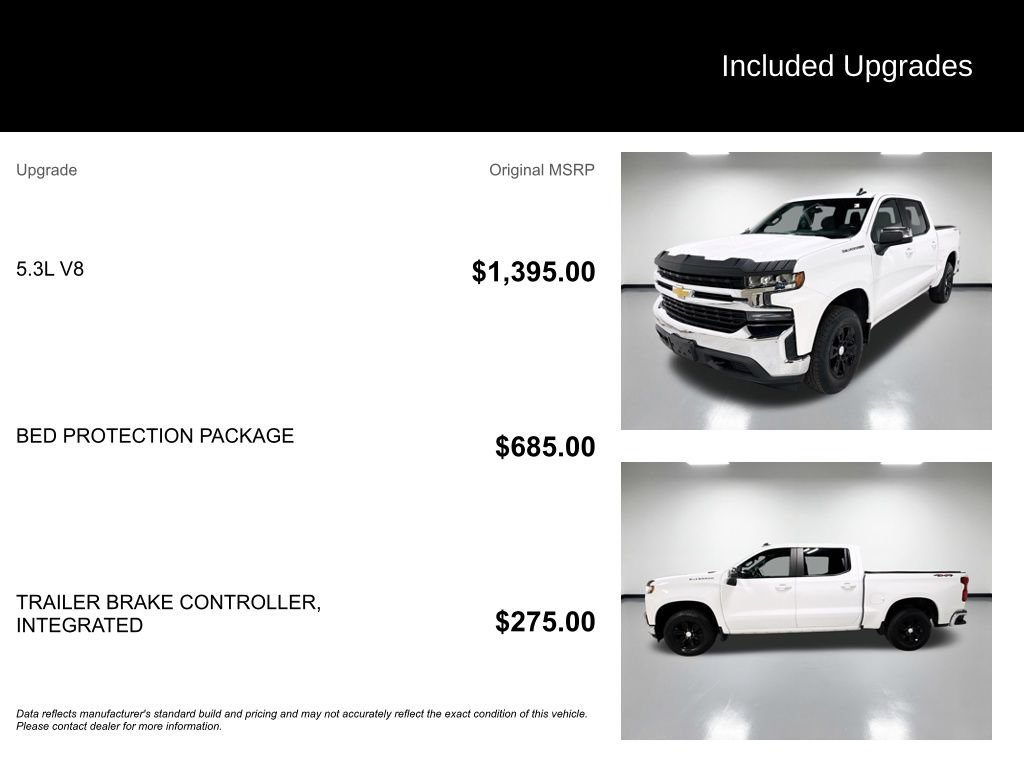 Used 2021 Chevrolet Silverado 1500 LT w/ Bed Protection Package AWD/4WD image 7