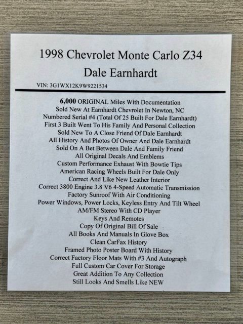Used 1998 Chevrolet Monte Carlo Z34 image 28