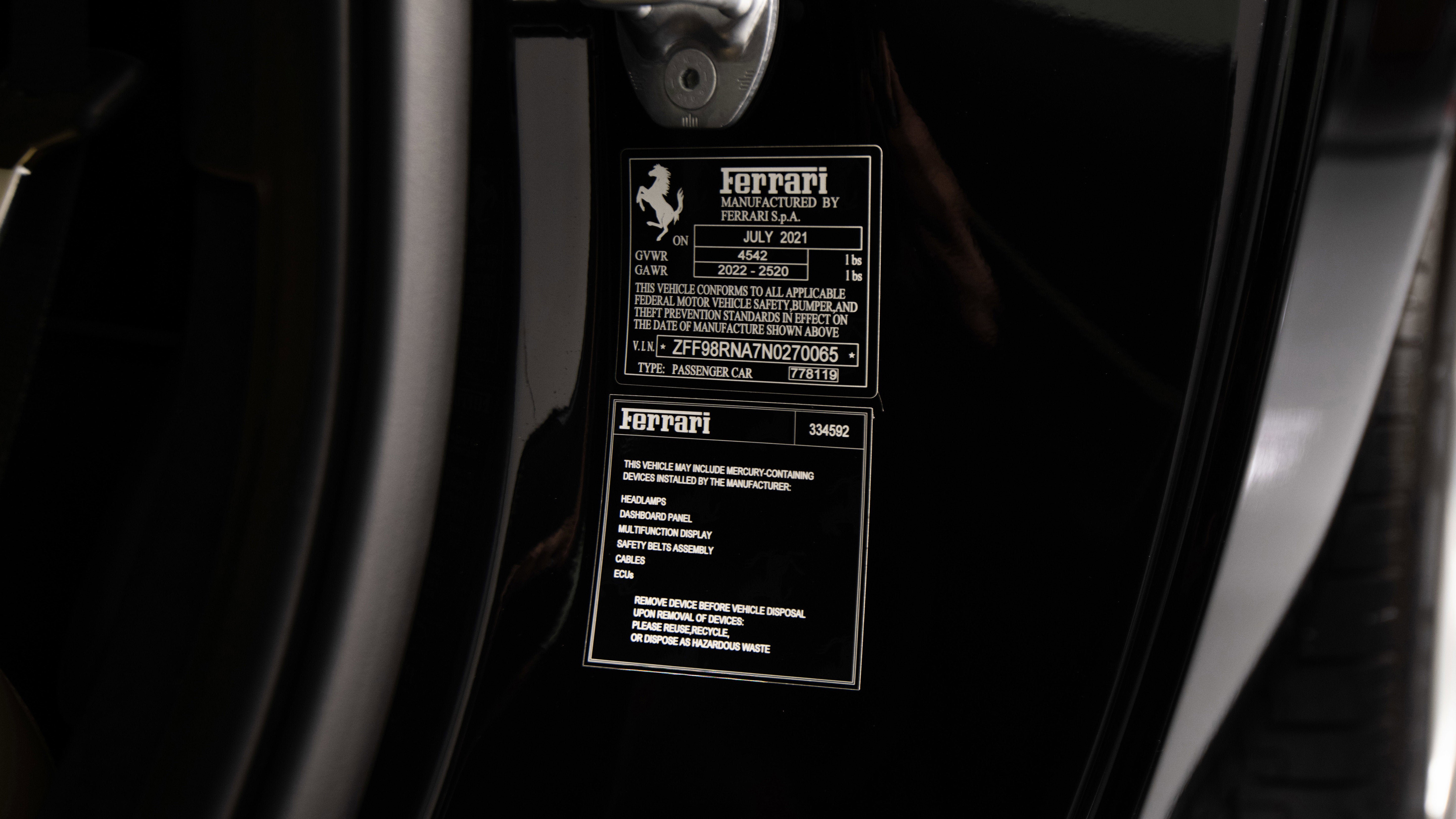 Certified 2022 Ferrari Roma RWD image 52