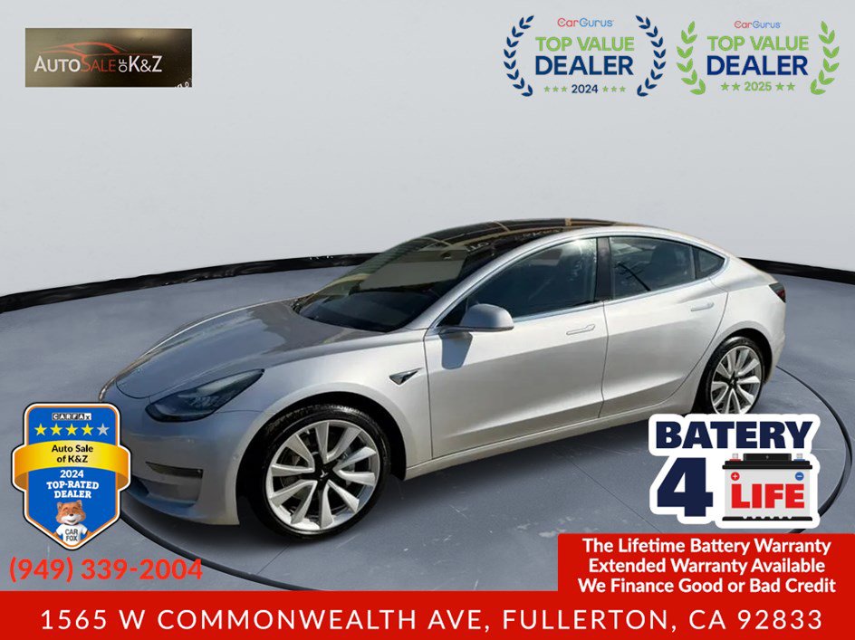Used 2018 Tesla Model 3 Long Range RWD image 1