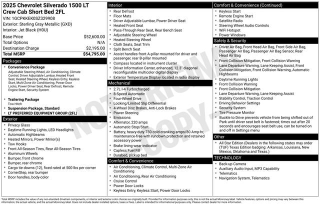 Used 2025 Chevrolet Silverado 1500 LT AWD/4WD image 36