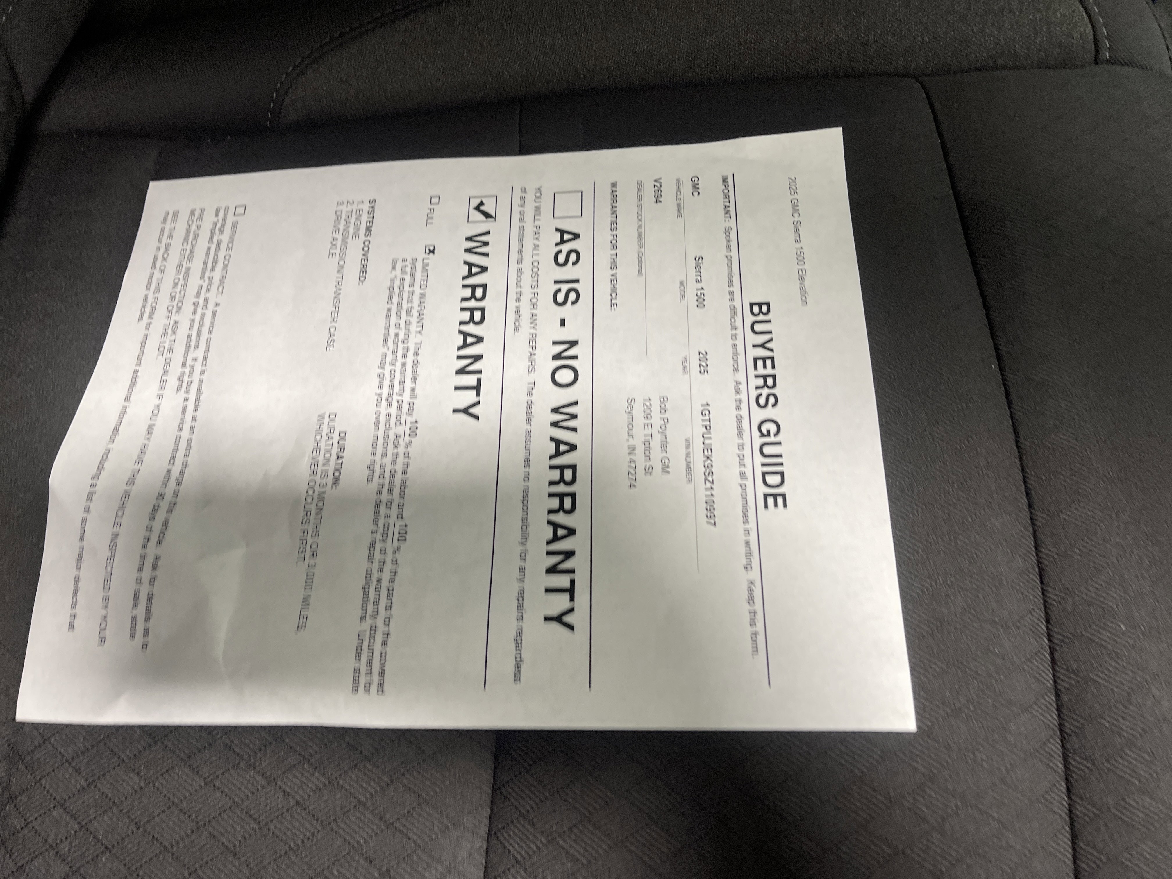 Used 2025 GMC Sierra 1500 Elevation image 26