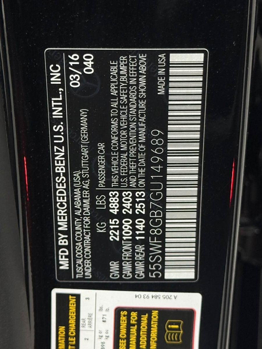 Used 2016 Mercedes-Benz C 63 AMG Sedan image 52