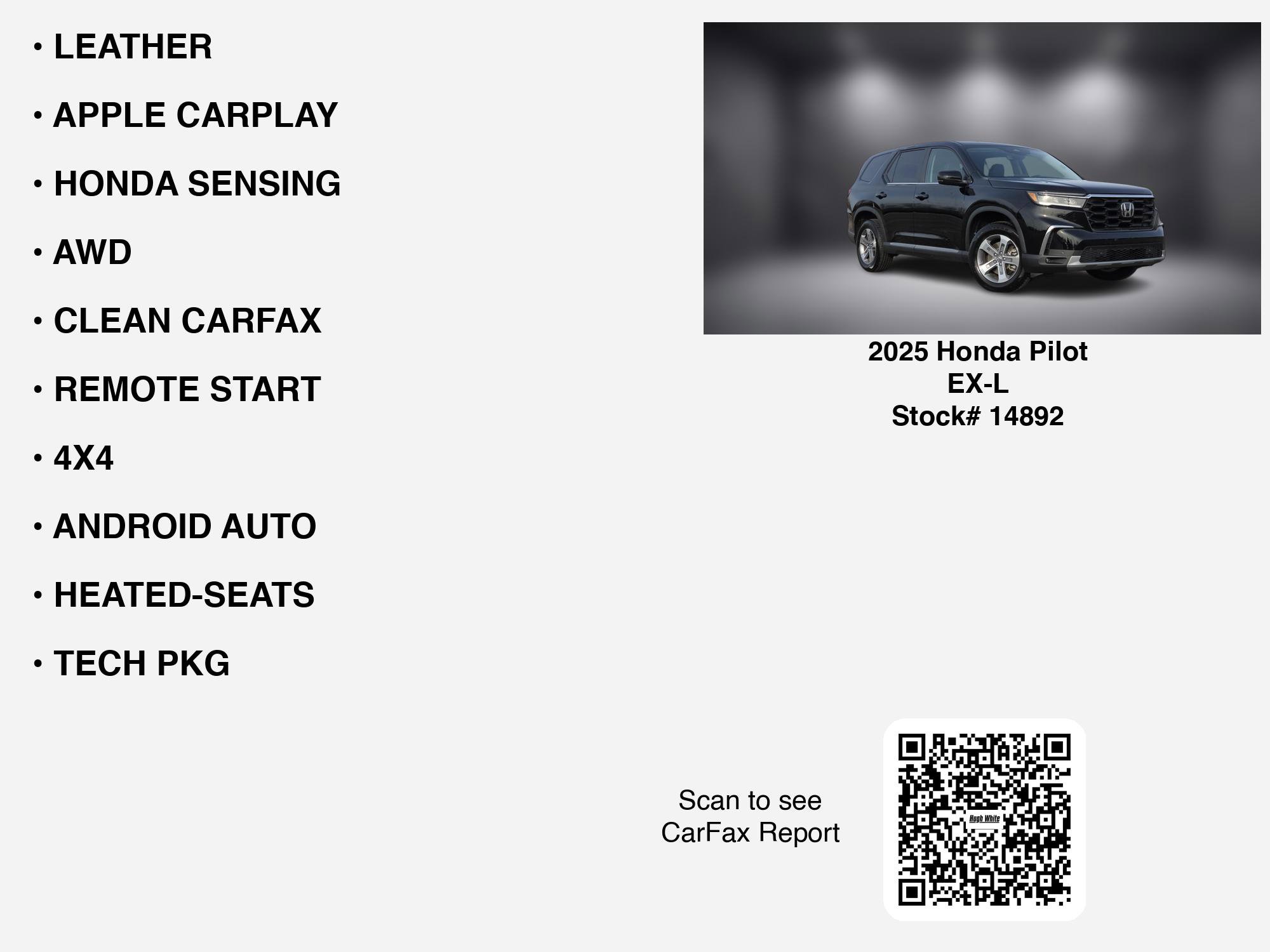 Used 2025 Honda Pilot EX-L image 7