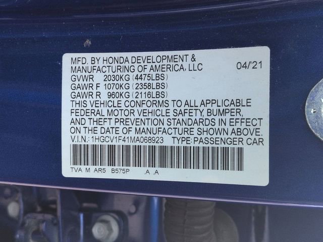 Used 2021 Honda Accord Sport Special Edition image 30