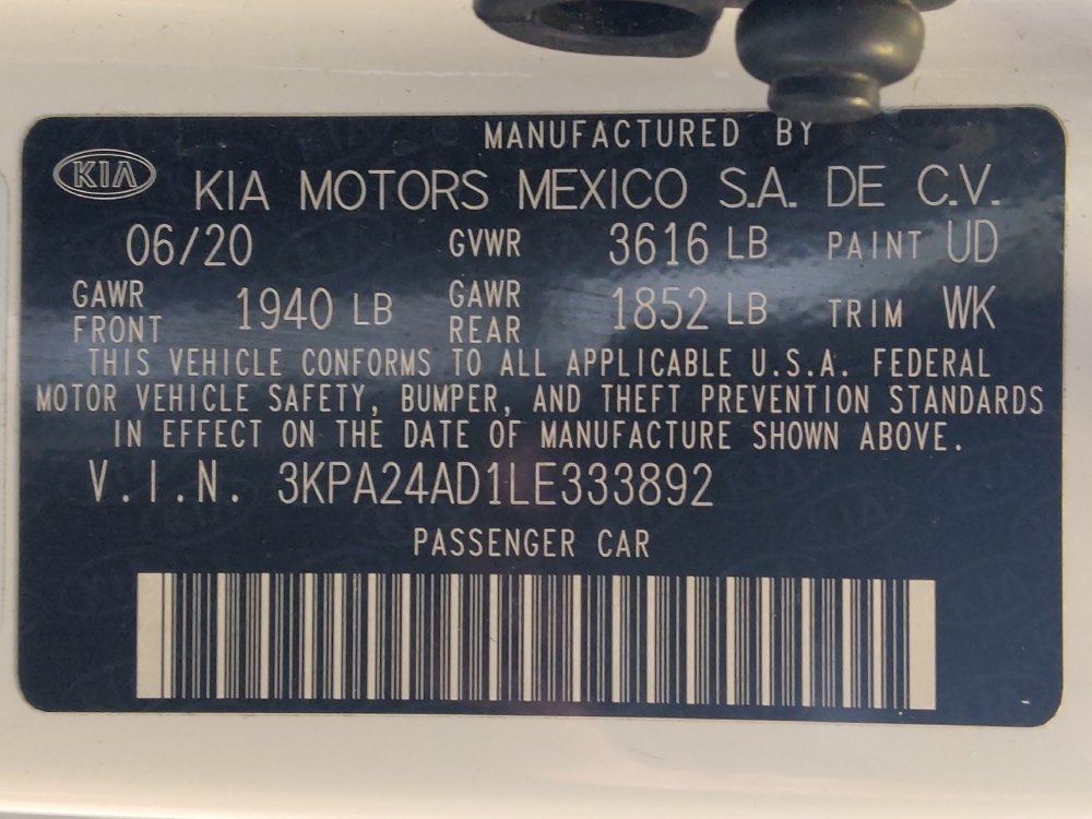 Used 2020 Kia Rio S FWD image 33