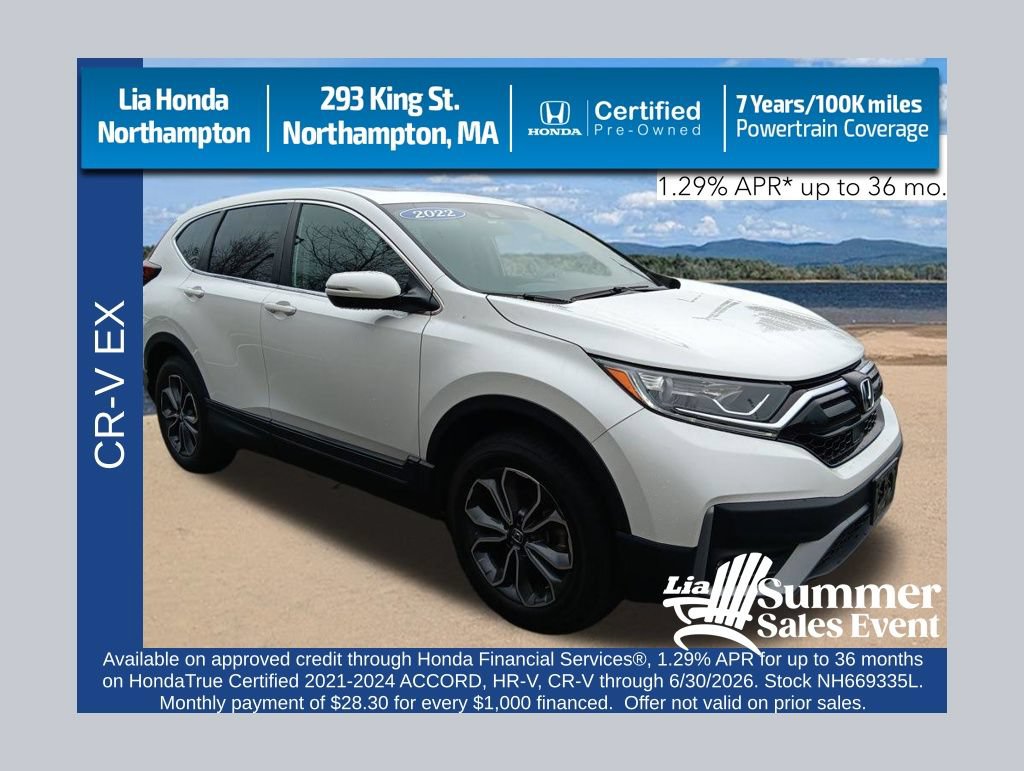 Certified 2022 Honda CR-V EX