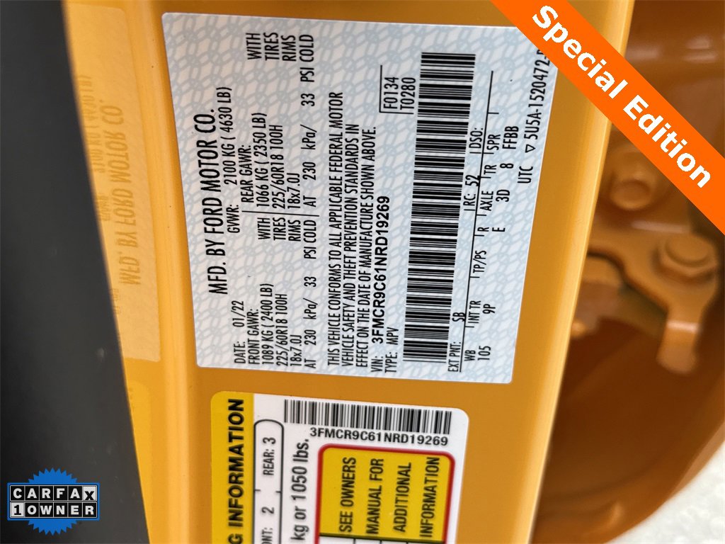 Used 2022 Ford Bronco Sport Outer Banks image 29